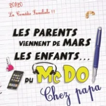 Les Parents Viennent de Mars…Les Enfants du McDo, Chez Papa – Théâtre de Jeanne, Nantes