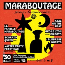 Maraboutage 9ème Anniversaire – Toit Terrasse + Petit Cab