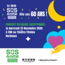 Concert S.O.S Amitié Bordeaux – Christophe Malavoy – Astrid Patay – Maximilien Wang