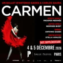 Carmen – Un ballet d&rsquo;A. Gades & C. Saura – Salle Pleyel, Paris